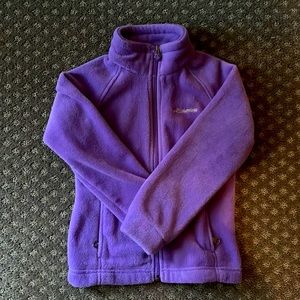Kid’s Columbia Fleece Jacket - Purple!
